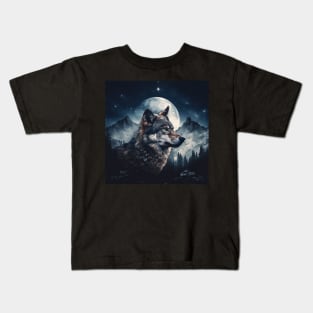 Wolf - Spirituality Kids T-Shirt